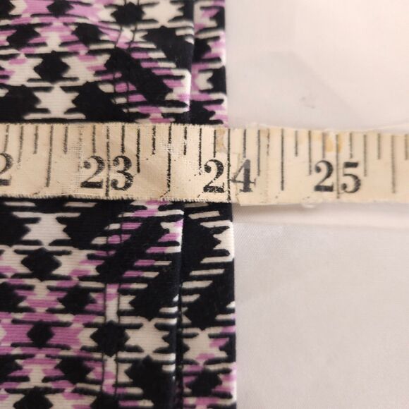 NWT The Talbots Tee Womens Medium Purple Plaid Argyle Turtleneck Athletic Top - Picture 7 of 7